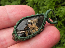  Morionový náhrdelník - přírodní kámen - minerál z Vysočiny | Prodej, cena