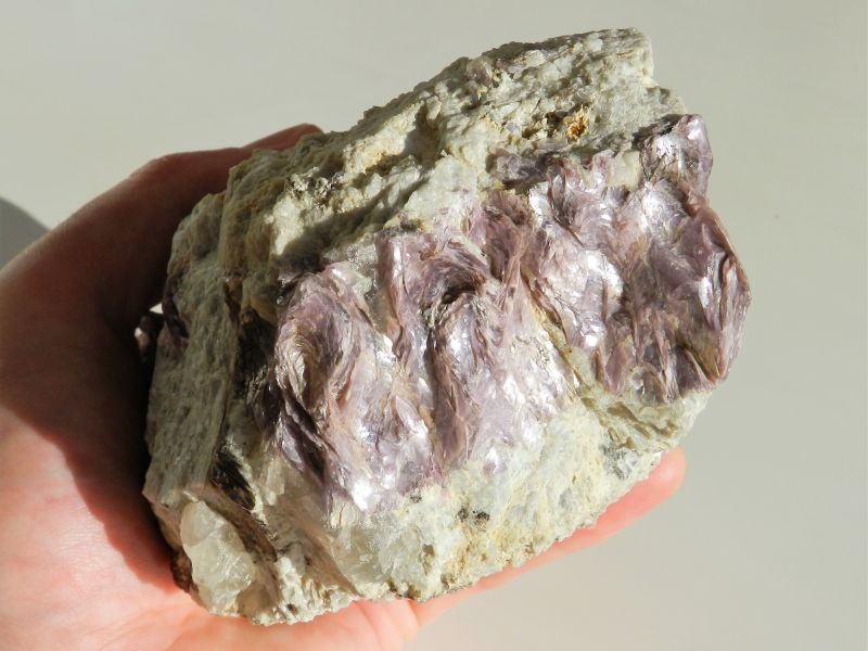 Minerál lepidolit - surový nerost | Lepidolith | Lepidolite krystal